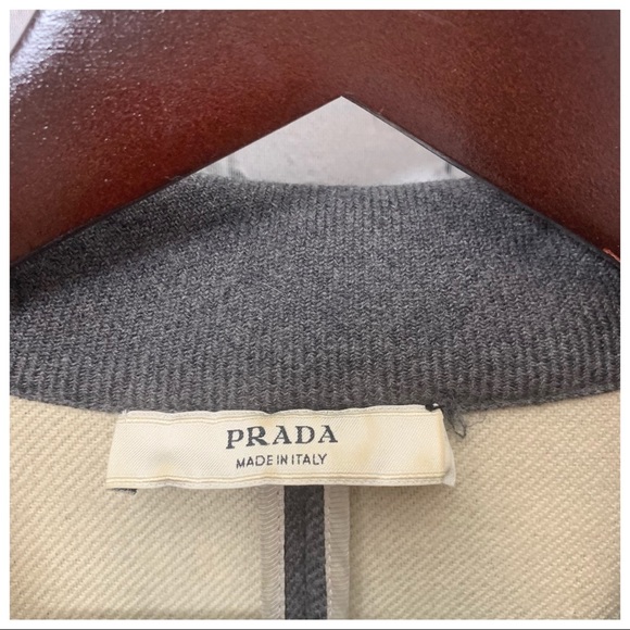 PRADA Virgin Wool Trench Coat - Picture 10 of 16